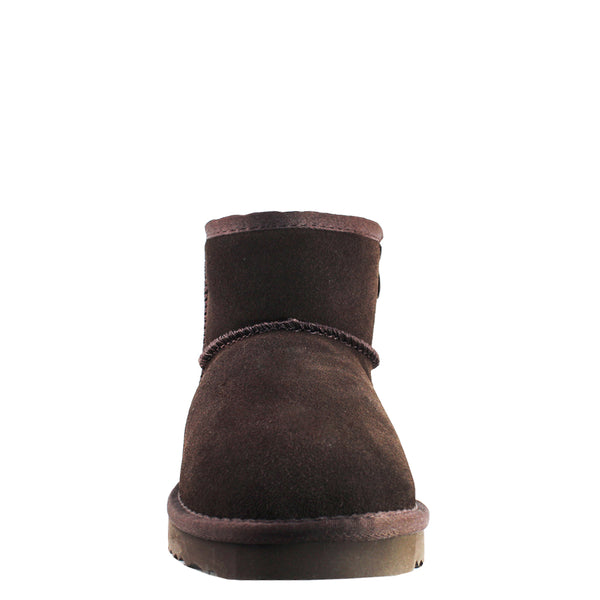 WARATAH UGG Water Resistant Mini Zip Up Boot Chocolate