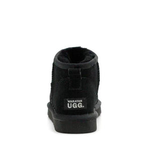 WARATAH UGG® KIDS Water Resistant Ultra Mini Ugg Boot - Black