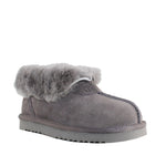 WARATAH UGG® KIDS Wool Collar Slipper - Grey
