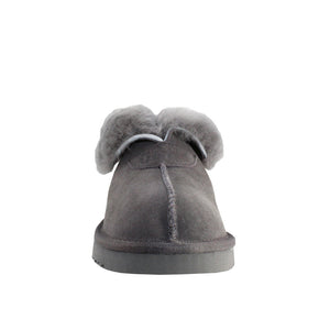 WARATAH UGG® KIDS Wool Collar Slipper - Grey