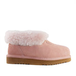WARATAH UGG® KIDS Wool Collar Slipper - Pink