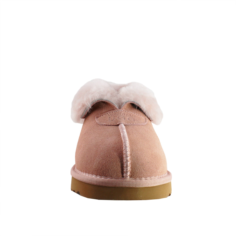 WARATAH UGG® KIDS Wool Collar Slipper - Pink