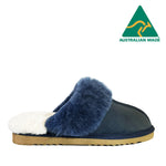 WARATAH UGG® Australian Made Premium Sheepskin Ladies Scuff - Navy