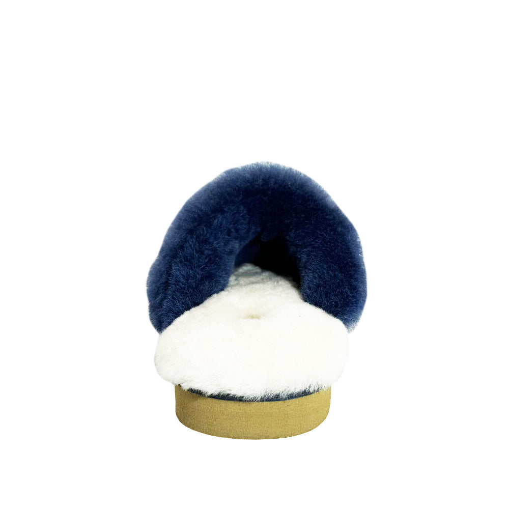 WARATAH UGG® Australian Made Premium Sheepskin Ladies Scuff - Navy