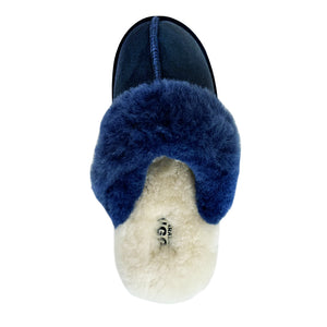 WARATAH UGG® Australian Made Premium Sheepskin Ladies Scuff - Navy