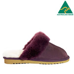 WARATAH UGG® Australian Made Premium Sheepskin Ladies Scuff - Plum