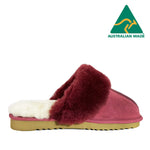 WARATAH UGG® Australian Made Premium Sheepskin Ladies Scuff - Ruby
