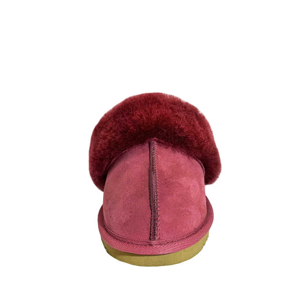 WARATAH UGG® Australian Made Premium Sheepskin Ladies Scuff - Ruby