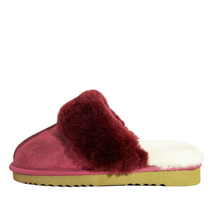 WARATAH UGG® Australian Made Premium Sheepskin Ladies Scuff - Ruby
