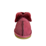 Australian Made Deluxe Wool Collar Slipper - Ruby