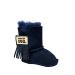 WARATAH UGG Australian Made Sheepskin Baby Boots - Navy