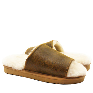 Waratah UGG Double Face Nappa Sheepskin Classic Slide - Vintage Tan
