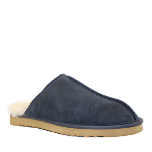 WARATAH UGG® Australian Made Premium Sheepskin Mens Scuff - Navy