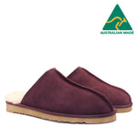 WARATAH UGG® Australian Made Premium Sheepskin Mens Scuff - Plum