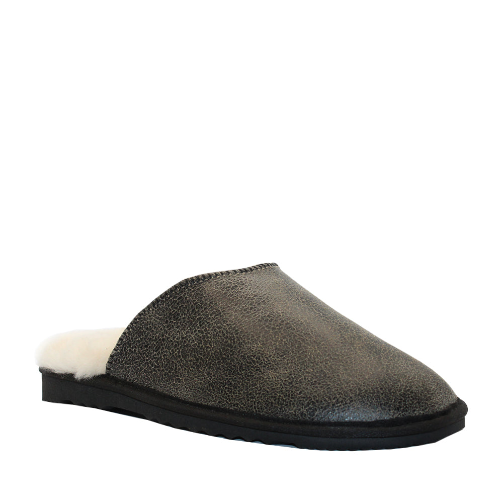 WARATAH UGG® Australian Made Nappa Sheepskin Unisex Scuff - Vintage Charcoal