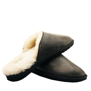 WARATAH UGG® Australian Made Nappa Sheepskin Unisex Scuff - Vintage Charcoal