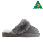 WARATAH UGG® Australian Made Premium Sheepskin Ladies Scuff - Grey