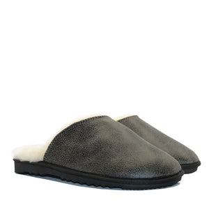 WARATAH UGG® Australian Made Nappa Sheepskin Unisex Scuff - Vintage Charcoal