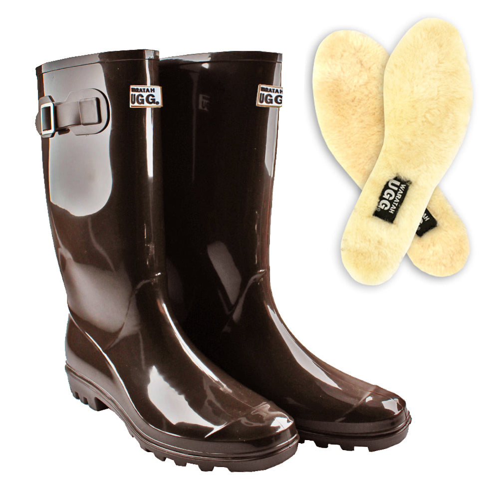 WARATAH UGG® Tall Rainboots - Chocolate