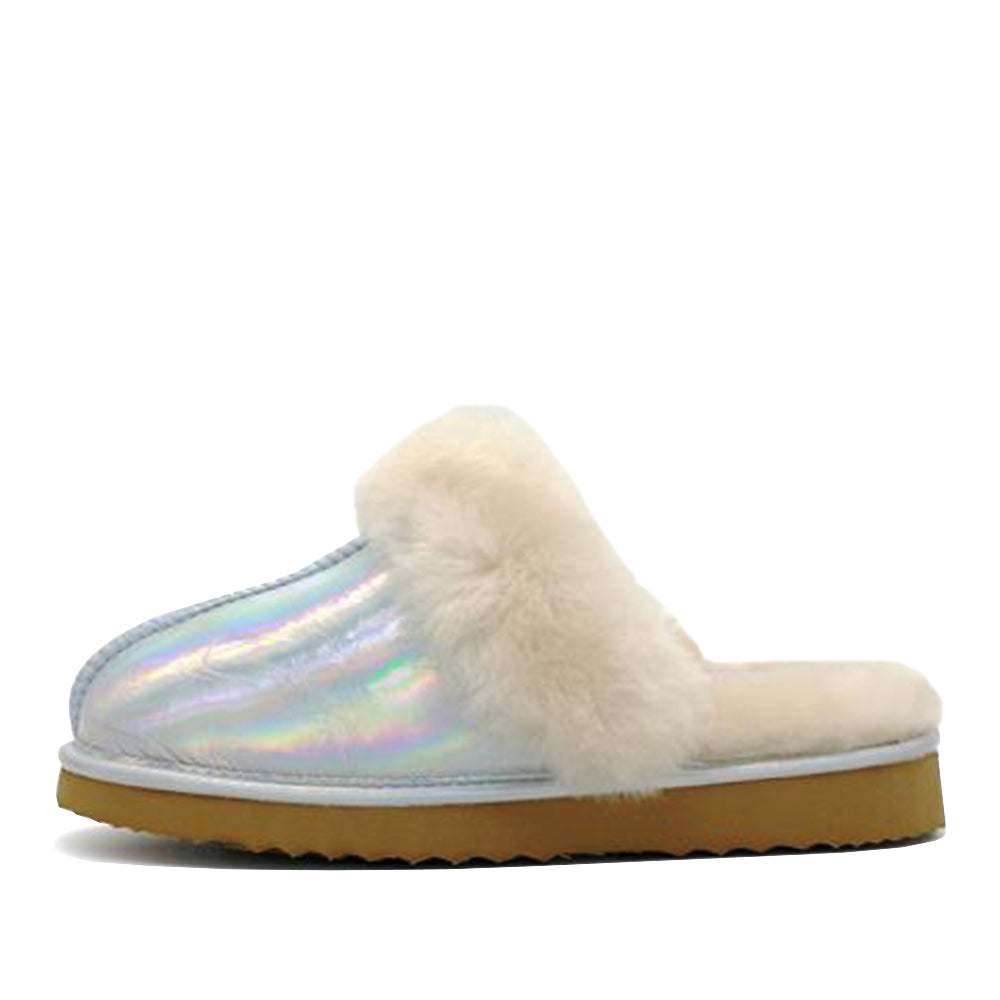 WARATAH UGG® Ladies Opal Leather Sheepskin Scuff - Star Dust