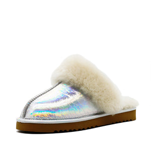 WARATAH UGG® Ladies Opal Leather Sheepskin Scuff - Star Dust