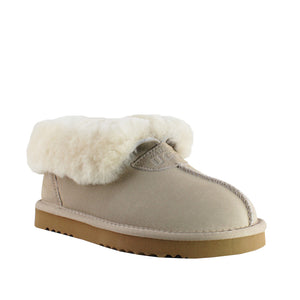 WARATAH UGG® Wool Collar Slipper - Sand