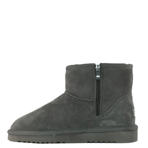 WARATAH UGG® Water Resistant Mini Zip Up Boot - Grey