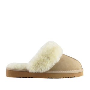 WARATAH UGG® Australian Made Premium Sheepskin Ladies Scuff - Sand