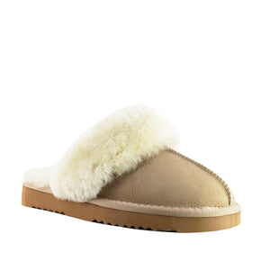 WARATAH UGG® Australian Made Premium Sheepskin Ladies Scuff - Sand