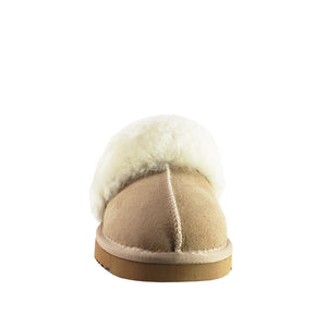 WARATAH UGG® Australian Made Premium Sheepskin Ladies Scuff - Sand