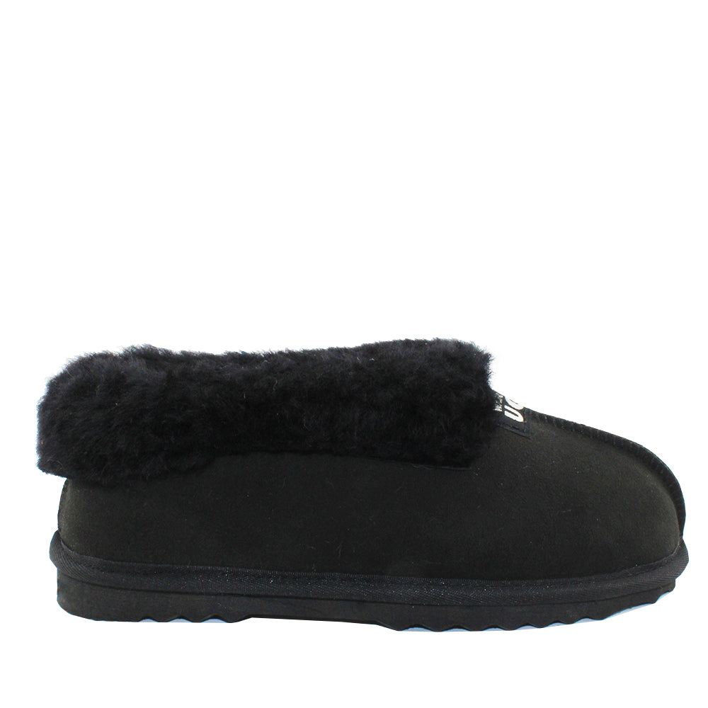 WARATAH UGG® Australian Made Sheepskin Slipper - Black