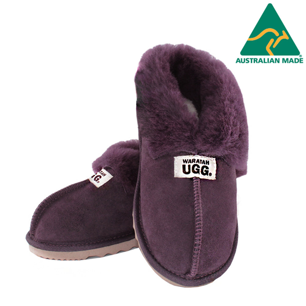 WARATAH UGG® Australian Made Sheepskin Slipper - Plum