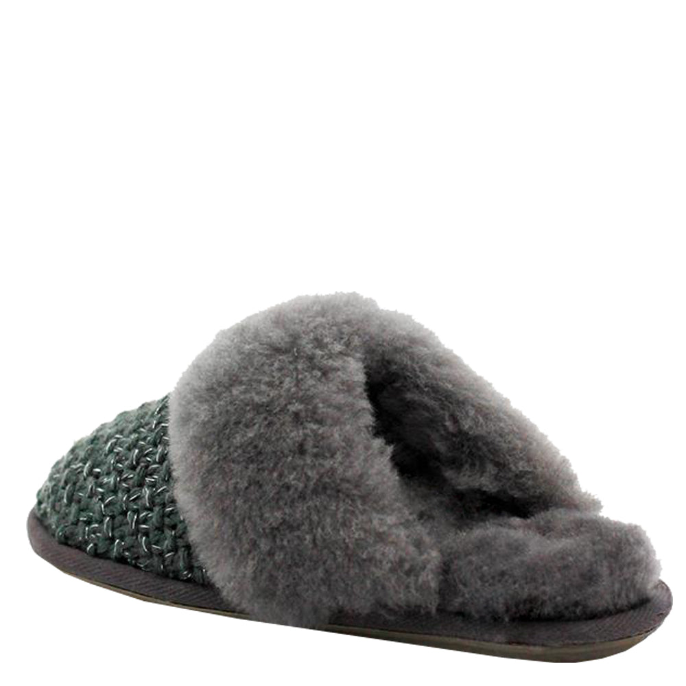 WARATAH UGG® Sheepskin Knit Scuff - Grey