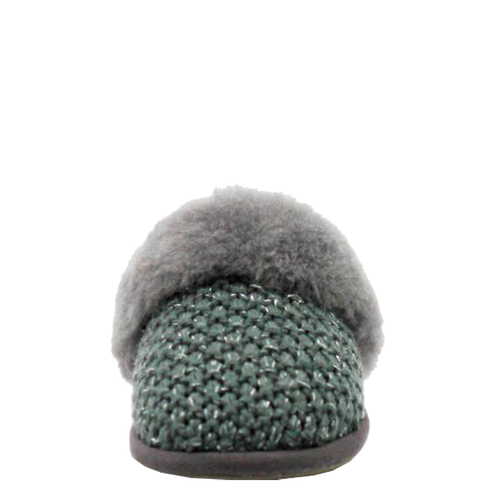 WARATAH UGG® Sheepskin Knit Scuff - Grey