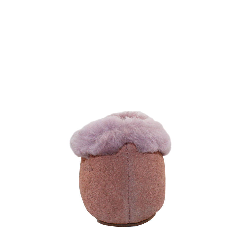 WARATAH UGG® Woman's Sheepskin Cross Stitch Slippers - Pink
