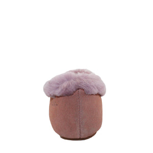 WARATAH UGG® Woman's Sheepskin Cross Stitch Slippers - Pink