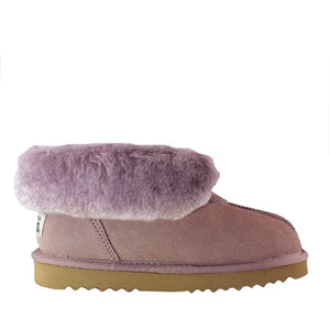 WARATAH UGG® Wool Collar Slipper - Mulberry