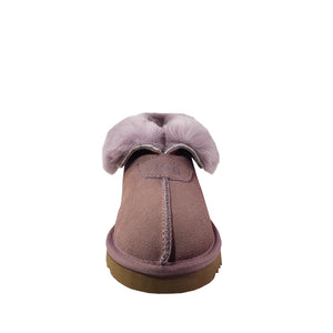 WARATAH UGG® Wool Collar Slipper - Mulberry