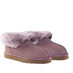 WARATAH UGG® Wool Collar Slipper - Mulberry