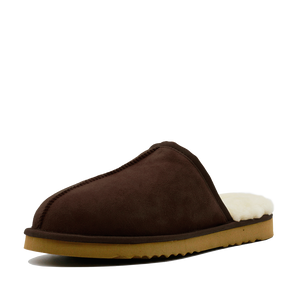 WARATAH UGG® Australian Made Premium Sheepskin Mens Scuff - Chocolate