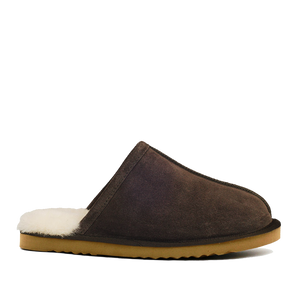WARATAH UGG® Australian Made Premium Sheepskin Mens Scuff - Chocolate