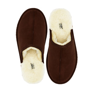 WARATAH UGG® Australian Made Premium Sheepskin Mens Scuff - Chocolate