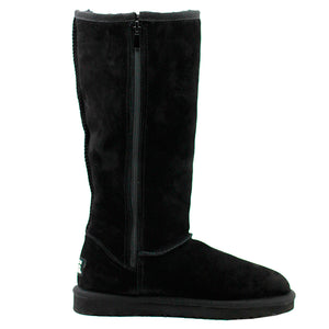 WARATAH UGG® Water Resistant Tall Zip Up Boot - Black