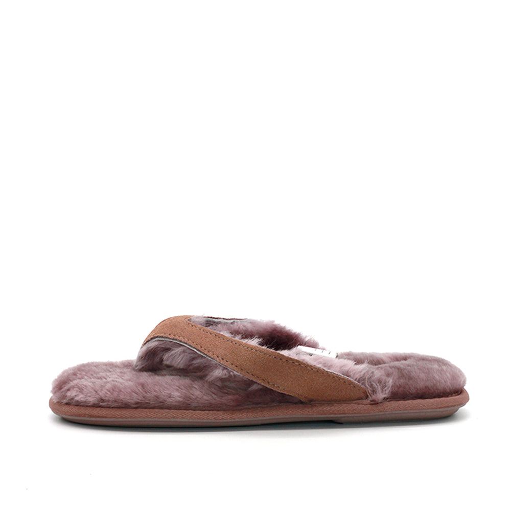 WARATAH UGG® Wool Thong - Mulberry